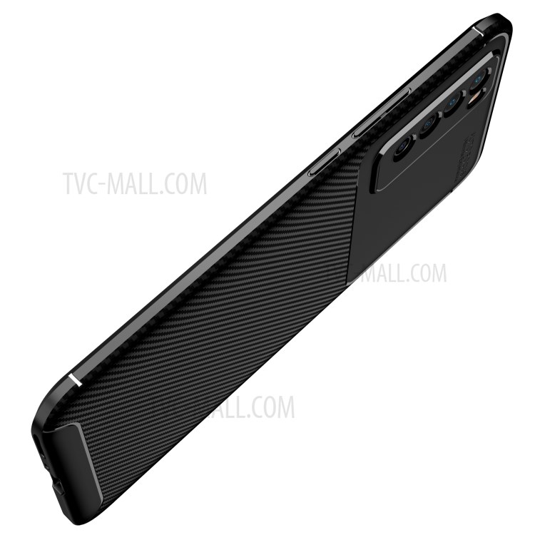 Carbon Fiber TPU Shockproof Protective Cover for Huawei nova 7 5G - Black-5