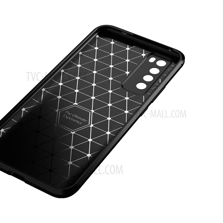 Carbon Fiber TPU Shockproof Protective Cover for Huawei nova 7 5G - Black-6