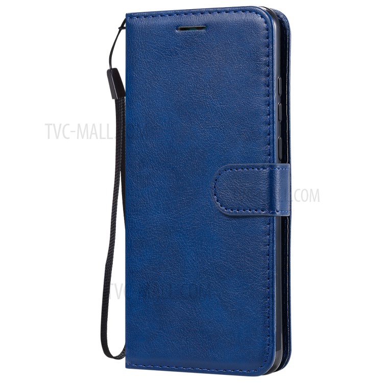 Wallet Stand Flip Leather Phone Cover for Huawei Enjoy 10e - Blue-2