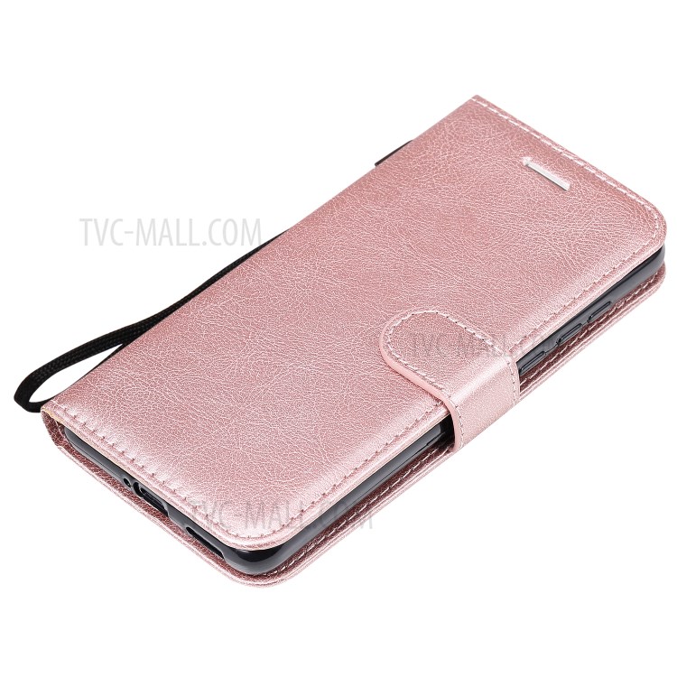 Wallet Leather Stand Case for Huawei P40 - Rose Gold-5