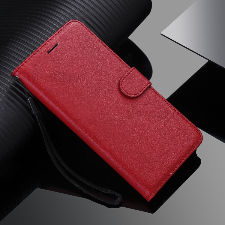 Wallet Leather Stand Case for Huawei P40 - Red-13