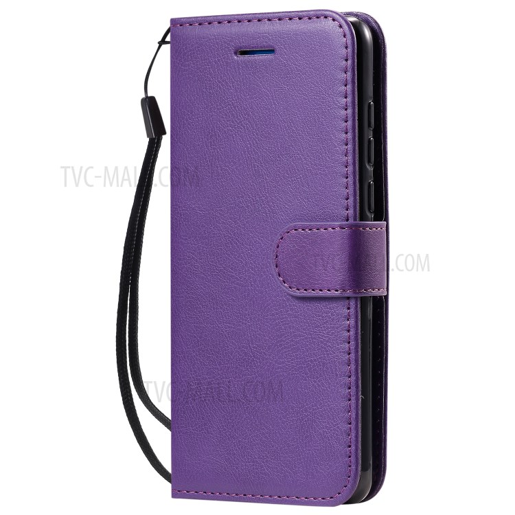 Wallet Leather Stand Case for Huawei P40 - Purple-2