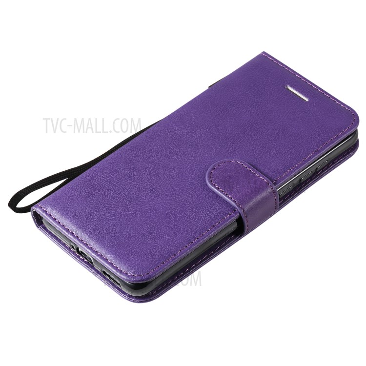 Wallet Leather Stand Case for Huawei P40 - Purple-5