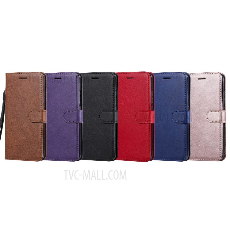 PU Leather Wallet Stand Case for Huawei P40 Pro - Black-12