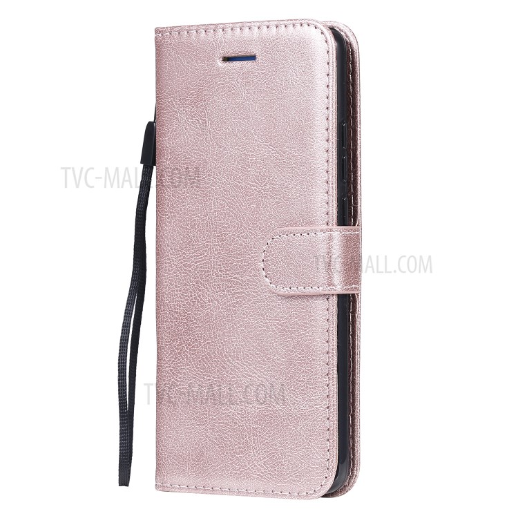 PU Leather Wallet Stand Case for Huawei P40 Pro - Rose Gold-2