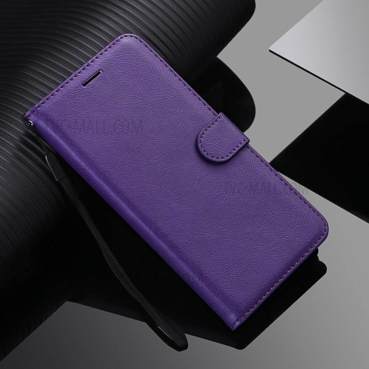 PU Leather Wallet Stand Case for Huawei P40 Pro - Purple-11