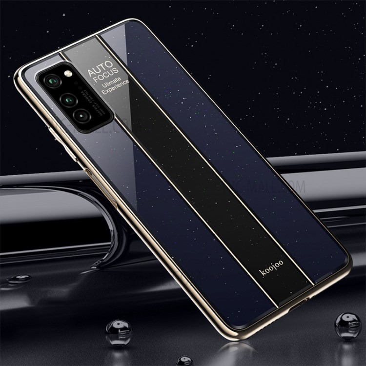 Electroplated PC + TPU Hybrid Case for Honor V30 Pro - Black