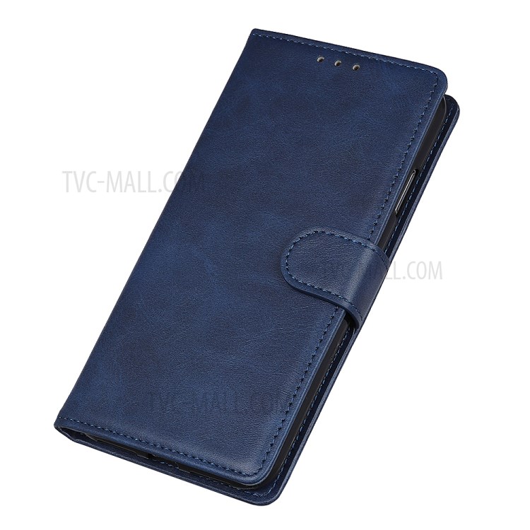 PU Leather Magnetic Wallet Mobile Phone Cover for Honor 30 - Blue-6