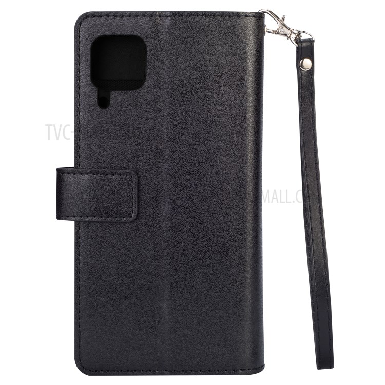 Multi-slot Wallet Zippered Leather Stand Case for Huawei P40 Lite/Nova 7i/Nova 6 SE - Black-5