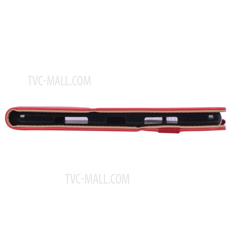 WY-2099 Business Style Flip Leather Stand Tablet Shell with Card Slots for Huawei Matepad - Red-15