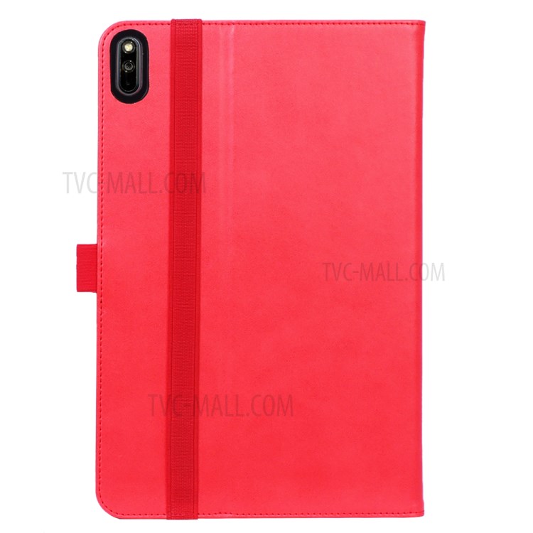 WY-2099 Business Style Flip Leather Stand Tablet Shell with Card Slots for Huawei Matepad - Red-3