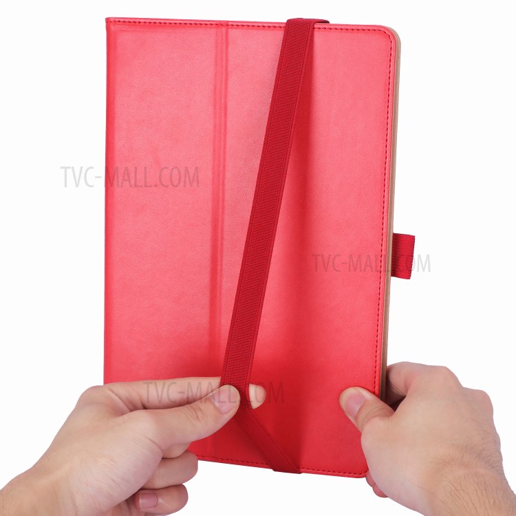 WY-2099 Business Style Flip Leather Stand Tablet Shell with Card Slots for Huawei Matepad - Red-7