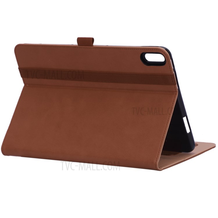 WY-2099 Business Style Flip Leather Stand Tablet Shell with Card Slots for Huawei Matepad - Brown-11
