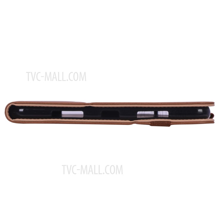 WY-2099 Business Style Flip Leather Stand Tablet Shell with Card Slots for Huawei Matepad - Brown-14