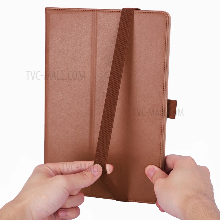 WY-2099 Business Style Flip Leather Stand Tablet Shell with Card Slots for Huawei Matepad - Brown-2