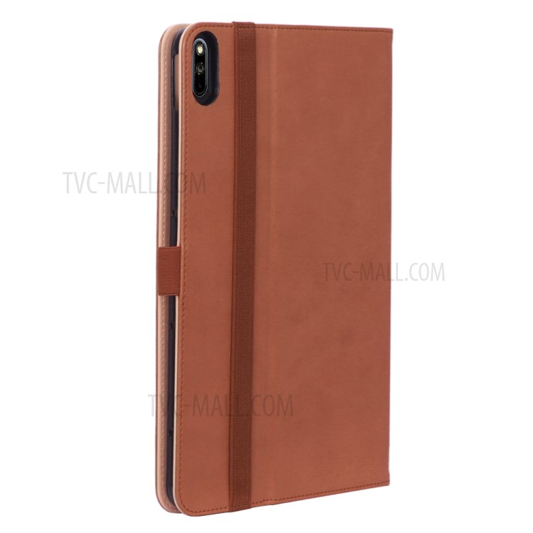 WY-2099 Business Style Flip Leather Stand Tablet Shell with Card Slots for Huawei Matepad - Brown-5