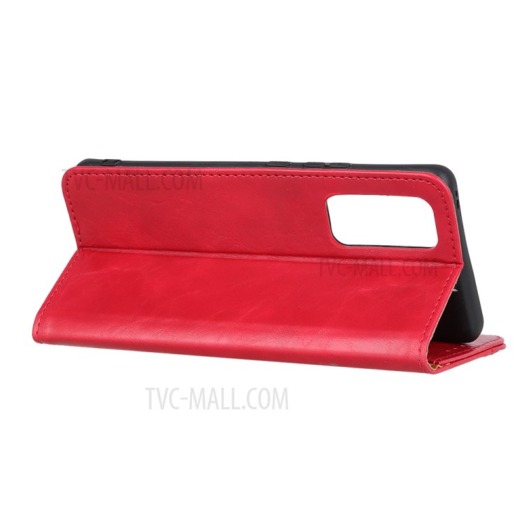 Wallet Leather Stand Case for Huawei nova 7 Pro 5G - Red-3