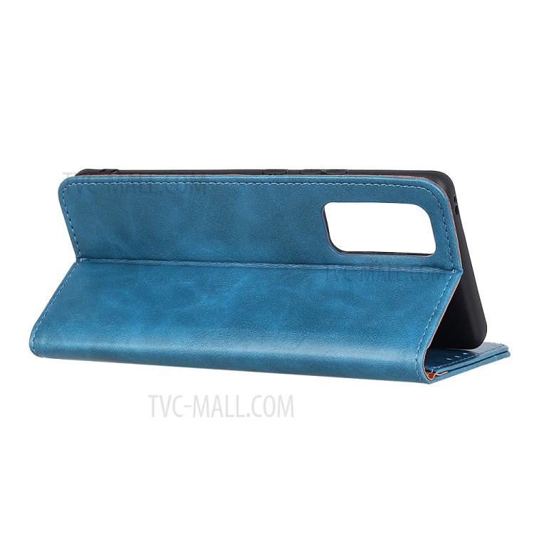 Wallet Leather Stand Case for Huawei nova 7 Pro 5G - Blue-3