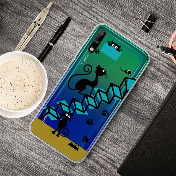 Pattern Printing TPU Soft Phone Cover for Huawei P40 Lite E/Y7p - Stairs-2