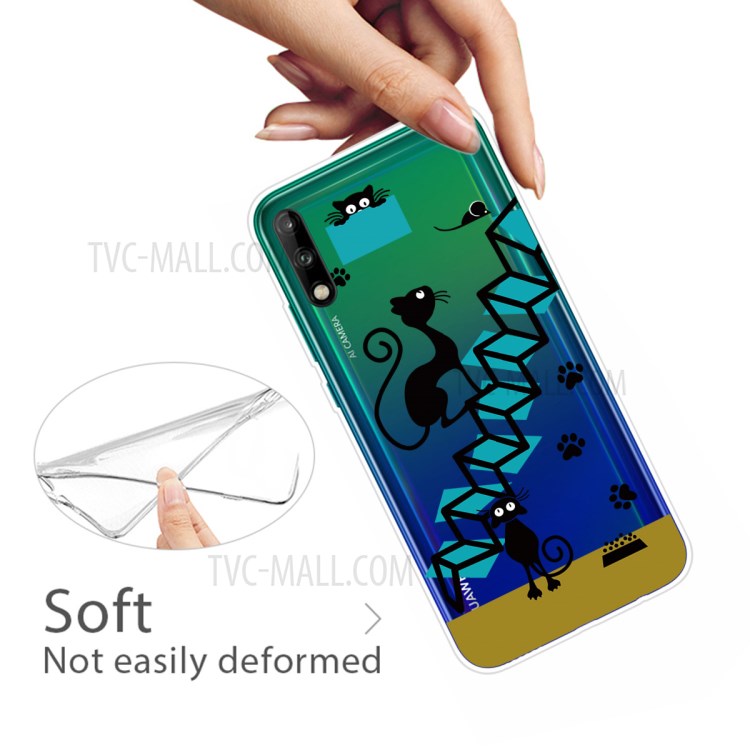 Pattern Printing TPU Soft Phone Cover for Huawei P40 Lite E/Y7p - Stairs-4