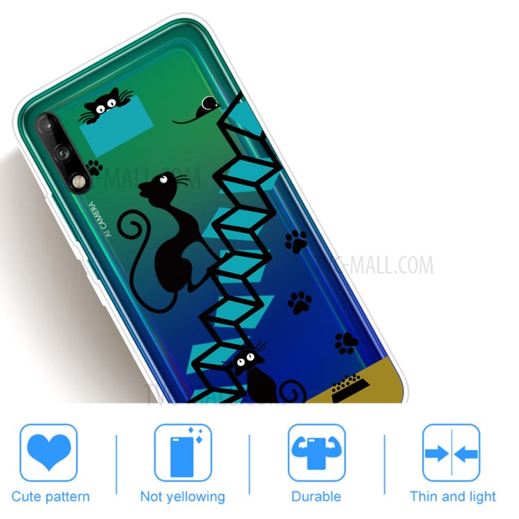 Pattern Printing TPU Soft Phone Cover for Huawei P40 Lite E/Y7p - Stairs-5