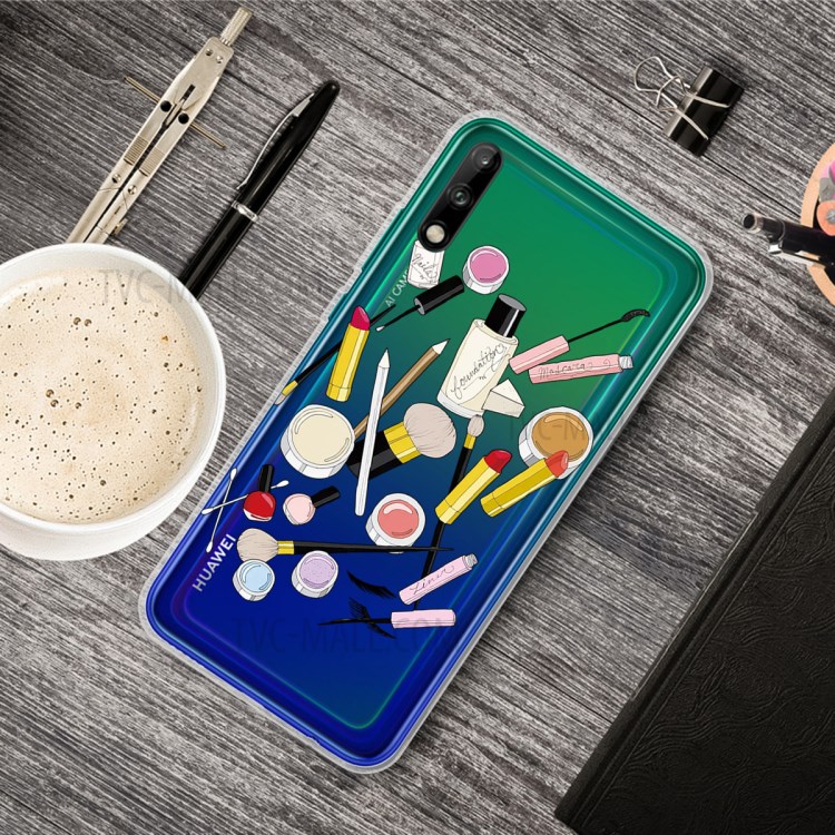 Pattern Printing TPU Soft Phone Cover for Huawei P40 Lite E/Y7p - Cosmetic-2
