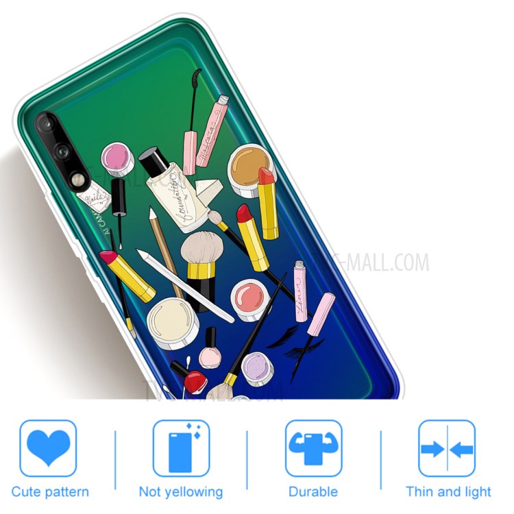 Pattern Printing TPU Soft Phone Cover for Huawei P40 Lite E/Y7p - Cosmetic-5