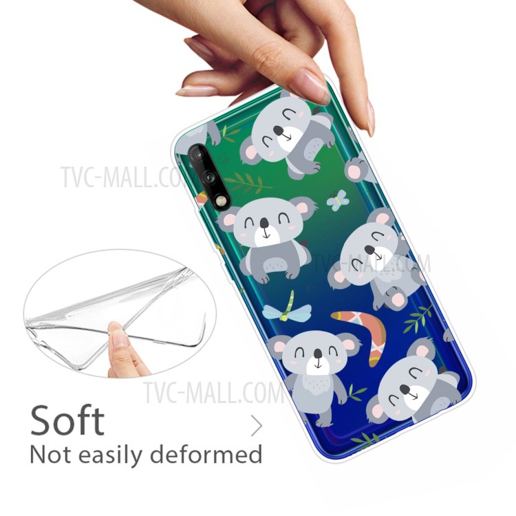 Pattern Printing TPU Soft Phone Cover for Huawei P40 Lite E/Y7p - Koala-4