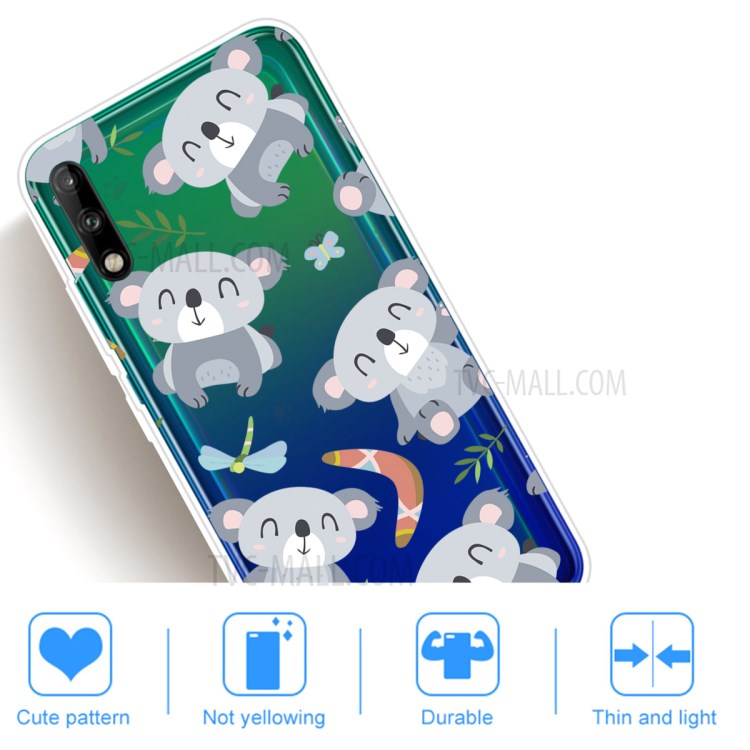 Pattern Printing TPU Soft Phone Cover for Huawei P40 Lite E/Y7p - Koala-5