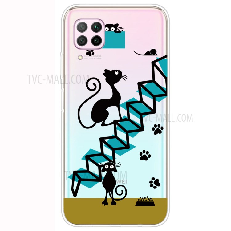 Soft Shell Telefono Indietro Stampa TPU Modello Per Huawei P40 Lite / Nova 6 SE / Nova 7i - Le Scale-1
