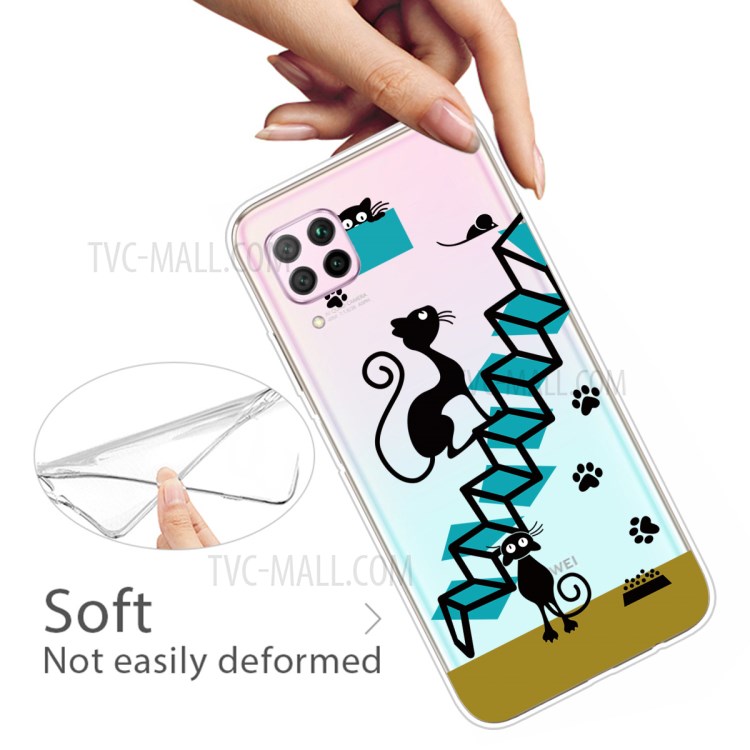 Soft Shell Telefono Indietro Stampa TPU Modello Per Huawei P40 Lite / Nova 6 SE / Nova 7i - Le Scale-3