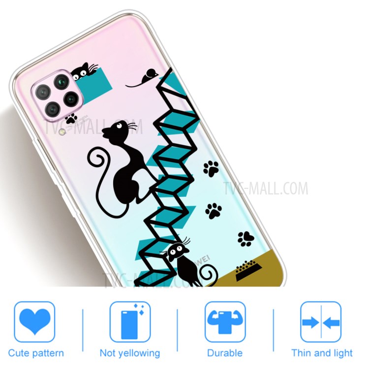 Soft Shell Telefono Indietro Stampa TPU Modello Per Huawei P40 Lite / Nova 6 SE / Nova 7i - Le Scale-4