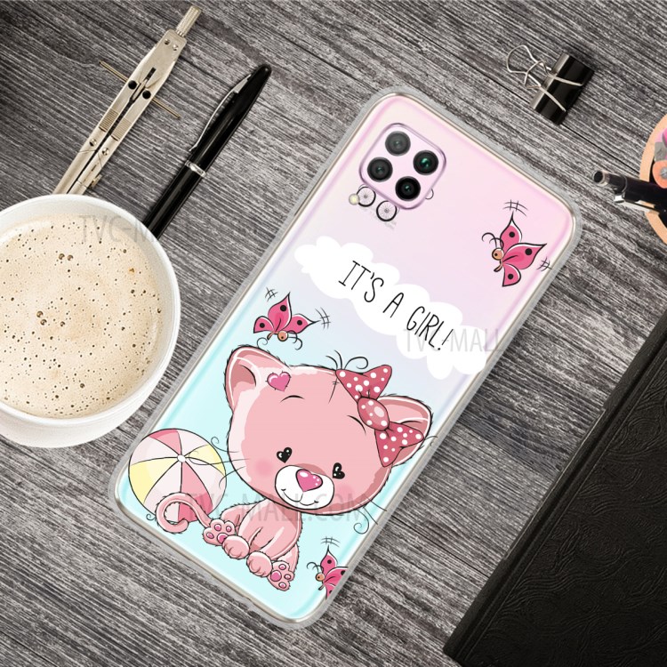 Pattern Printing TPU Soft Phone Back Shell for Huawei P40 Lite/Nova 6 SE/Nova 7i - IT'S A Girl-5
