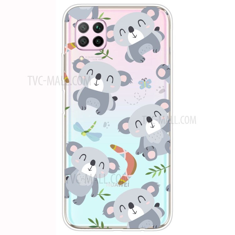 Soft Shell Telefono Indietro Stampa TPU Modello Per Huawei P40 Lite / Nova 6 SE / Nova 7i - Koala-1