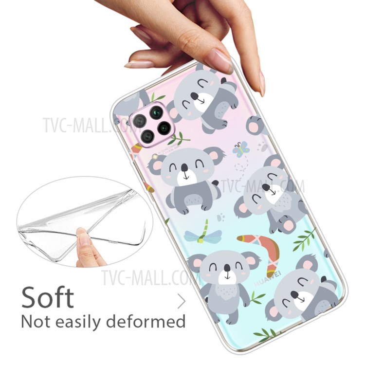 Soft Shell Telefono Indietro Stampa TPU Modello Per Huawei P40 Lite / Nova 6 SE / Nova 7i - Koala-3