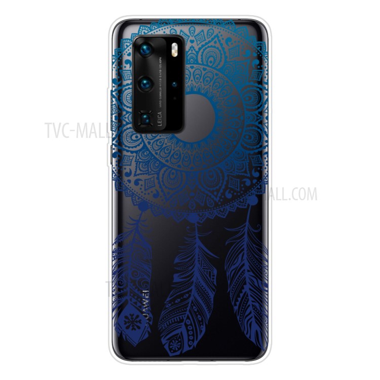 Pattern Printing TPU Soft Phone Cover for Huawei P40 Pro - Malanda Flower-1