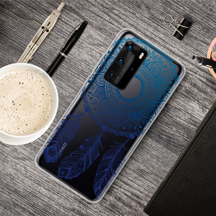 Pattern Printing TPU Soft Phone Cover for Huawei P40 Pro - Malanda Flower-5