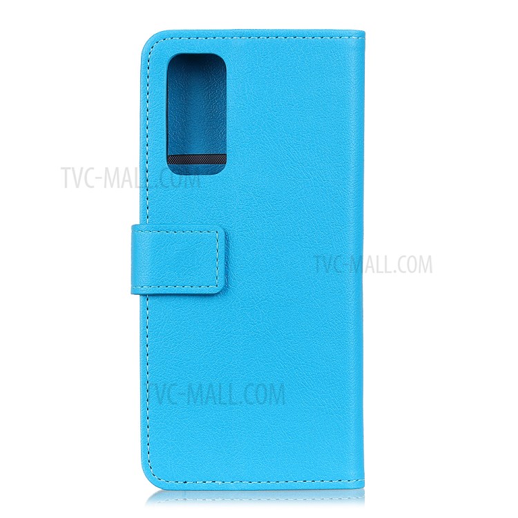 Leather Stand Case with Card Slots for Huawei nova 7 Pro 5G - Blue-2