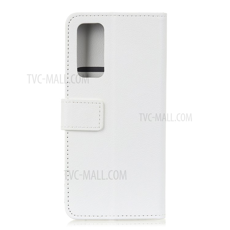 Magnetic Leather Stand Case for Honor 30 Pro - White-2
