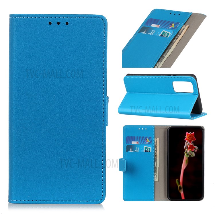 Magnetic Leather Stand Case for Honor 30 Pro - Blue-1