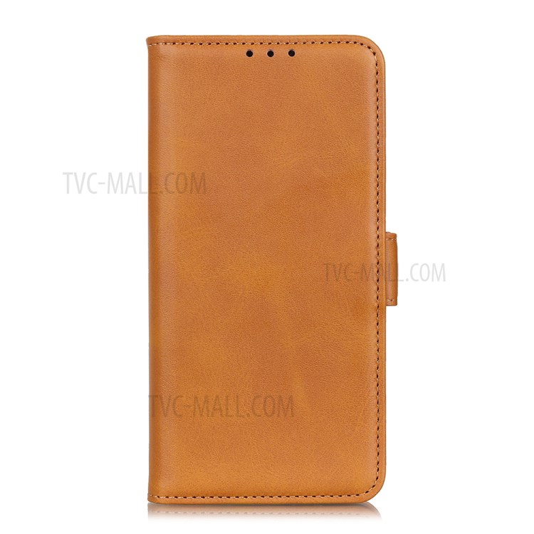 Magnetic Double Clasp PU Leather Wallet Stand Case for Honor 30 Pro - Brown-1