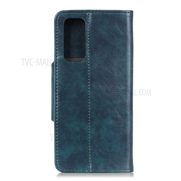 Protection Wallet Stand Flip Leather Phone Case for Honor 30 Pro - Blue-3