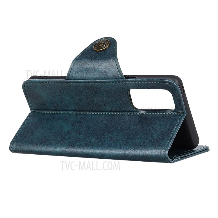 Protection Wallet Stand Flip Leather Phone Case for Honor 30 Pro - Blue-4