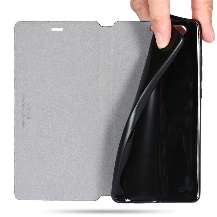 X-LEVEL Slim Leather Stand Flip Case for Huawei P9 - Black-6