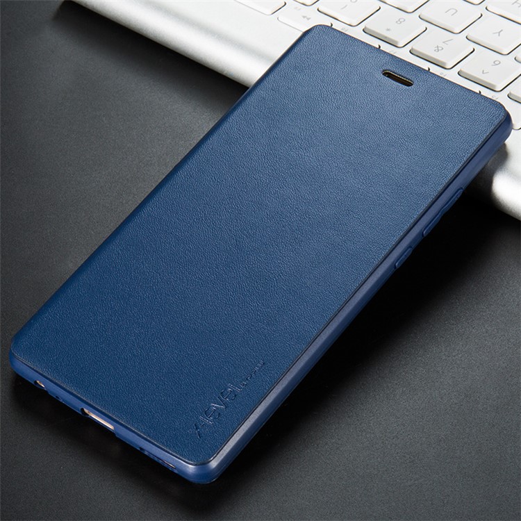 X-LEVEL FIB Color Leather Stand Flip Cover for Huawei P9 Plus - Dark Blue-2