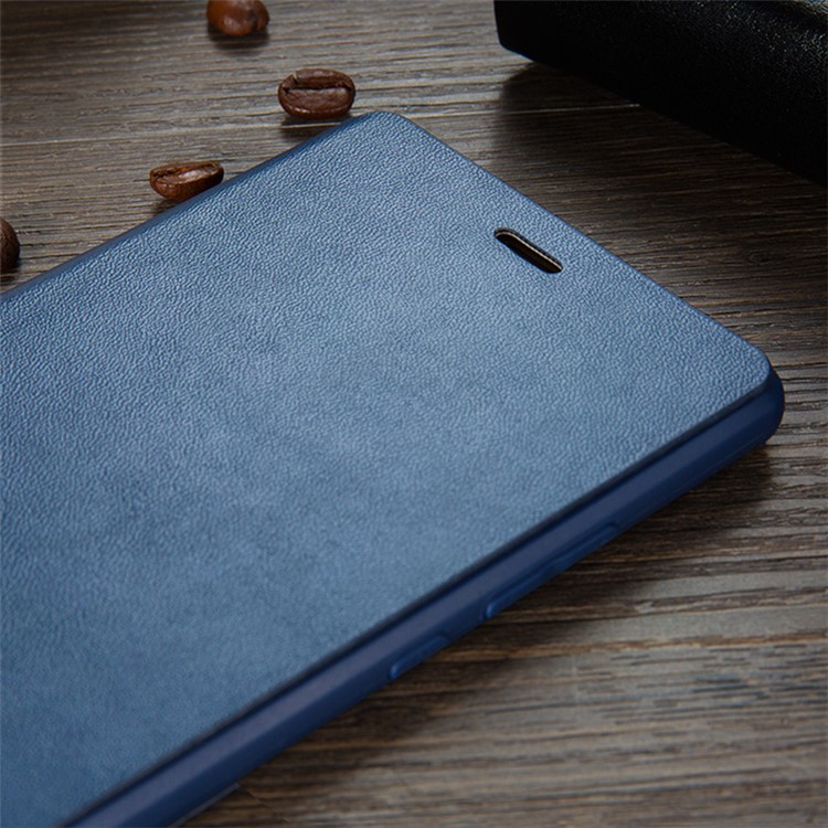 X-LEVEL FIB Color Leather Stand Flip Cover for Huawei P9 Plus - Dark Blue-5