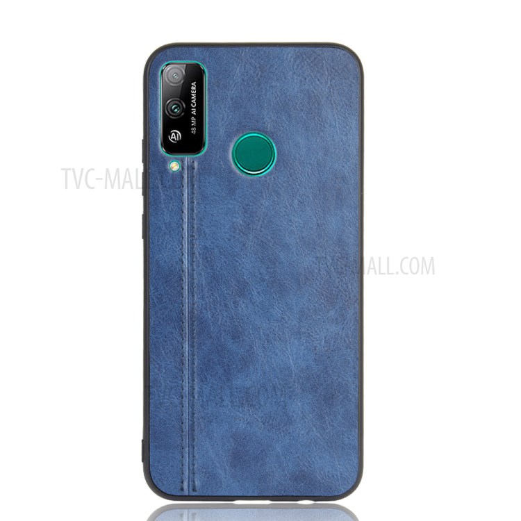 Nähen PU-Leder Überzogen PC + TPU Hybrid Fall Sehll Zubehör Für Ehrenspiel 4T - Blau-3