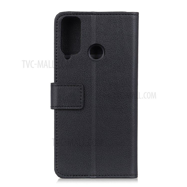 Wallet Leather Stand Phone Case for Huawei Honor Play 4T - Black-3