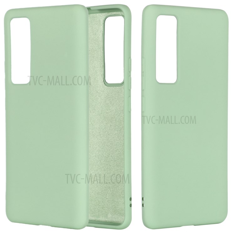 Liquid Silicone Shell Case for Huawei Huawei nova 7 5G - Green-2