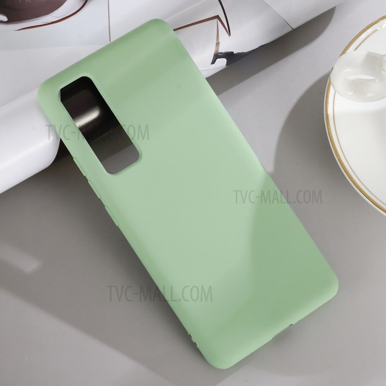 Liquid Silicone Shell Case for Huawei Huawei nova 7 5G - Green-5